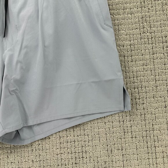 Brady Shorts Mens Size XXL Meteor Grey Pull On Run 5” Lined Pockets Drawstring - Picture 3 of 16